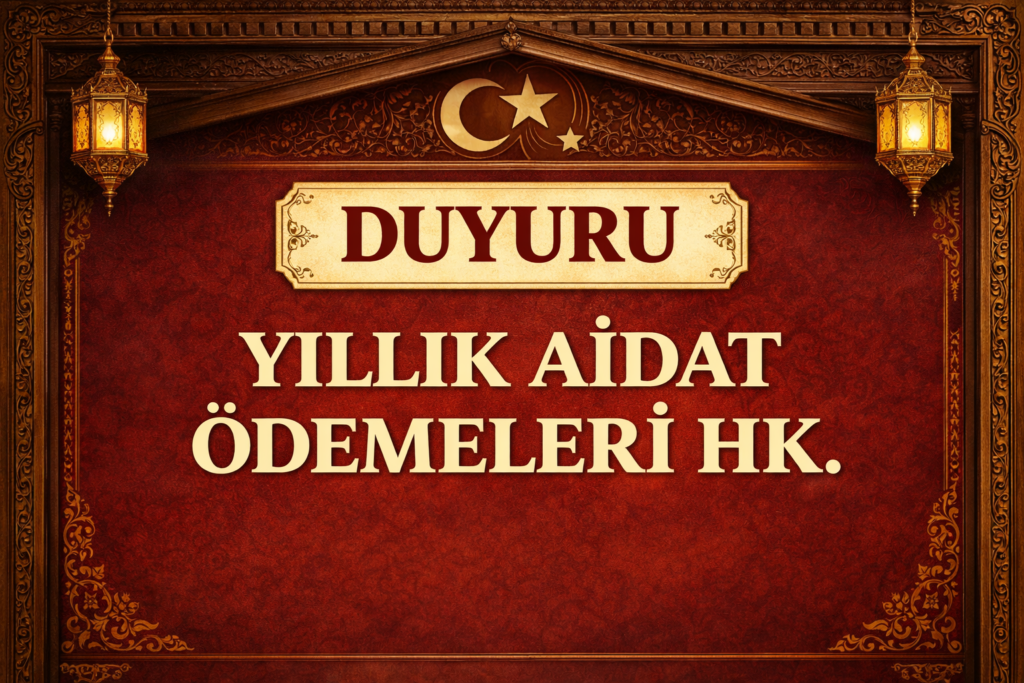 Demo: Yıllık aidat ödemeleri hakkında