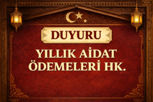 Demo: Yıllık aidat ödemeleri hakkında