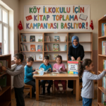 Köy İlkokulu İçin Kitap Toplama Kampanyası