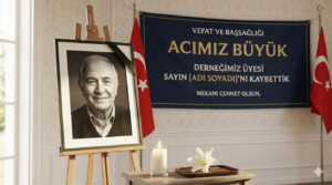 Acı Kaybımız: Derneğimiz Üyesi Sayın Ahmet Akın’ı Sonsuzluğa Uğurladık